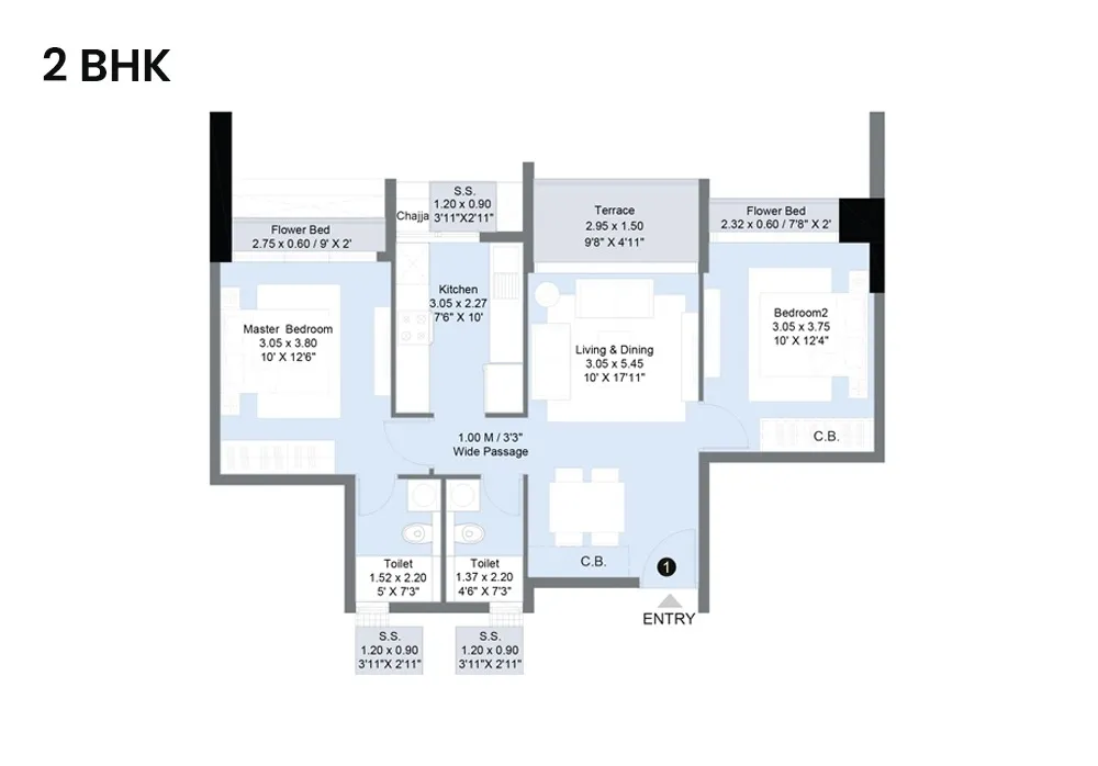 2 BHK